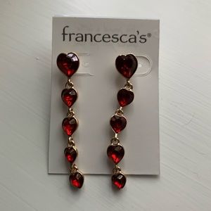Dangle Heart Earrings